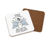 Vergine Oroscopo Sottobicchiere - Oroscopo Segno Zodiacale Zodiac Compleanno
