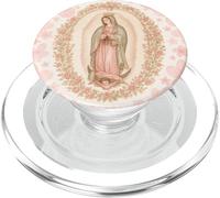 Vergine religiosa Maria Guadalupe Fede Cattolica Fiore Rosa PopSockets PopGrip per MagSafe