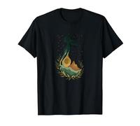 Vergine, Segno di Terra, dea, Mistico, Arte Celeste per Donne Maglietta, Uomo, Nero, 3XL