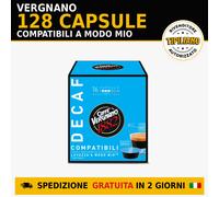 Vergnano A Modo Mio Decaffeinata 128 Capsule Caffè