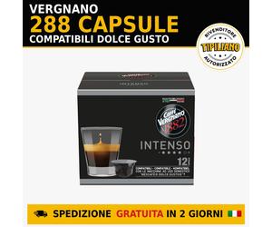 Vergnano INTENSO 288 Capsule Caffè Compatibili Dolce Gusto