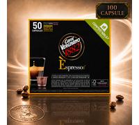 VERGNANO Miscela NAPOLI Capsule Caffè Compostabili Compatibili Nespresso