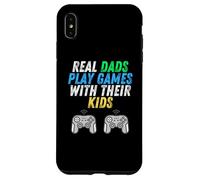 Veri Papà Gioca Giochi Con Bambini Padri Giorno Gamer Console Custodia per iPhone XS Max