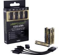 Verico 1UDBT-A7WEAC-NN LoopEnergy Pro AAA1125 Batteria ricaricabile USB-C ® Li-