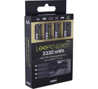 Verico LoopEnergy Pro AA3330 Batteria ricaricabile USB-C ® Li-Ion 2220 mAh 1.5
