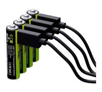 VERICO AA2550 - Li-Ion-Akku, AA (Mignon), 1,5 V, 1700 mAh, USB-C, 4er-Pack