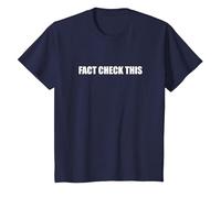 Verifica dei Fatti Questo Maglietta, Bambini, Navy, 10 Anni