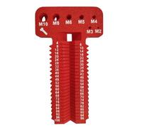 Verificatore Filettatura Bulloni - Preciso E Compatto | Dimensione Viti E Calibro Filettatura - Per Progetti Restauro Officina Meccanica Cantiere Riparazione Attrezzature Meccanico Fabbricatore