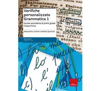 Verifiche personalizzate grammatica 1. Scuola secondaria di primo grado. C...