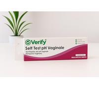 Verify® Self Test Ph Vaginale, Test rapido test autodiagnostico che consente di misurare il livello di acidità (pH) nella vagina,