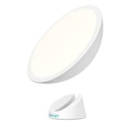 Verilux® HappyLight® Halo - Lampada LED per terapia della luce senza fili, con base magnetica a 360° e batteria ricaricabile, per luce portatile, senza raggi UV, spettro completo 10.000 LUX con