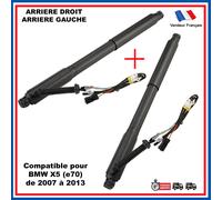 Verin Elettrico Cofano Bagagliaio Nero Per BMW X5 E70 51247332695 51247332696