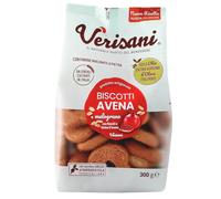 Verisani | Biscotti Avena e Melograno | Ricetta Artigianale Toscana | Con Olio Extravergine d’Oliva | Senza Palma e Conservanti | Confezione 300 g