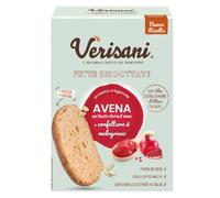 Verisani | Fette Biscottate Avena e Melograno | Doppia Cottura Artigianale | Con Olio Extravergine d’Oliva | Senza Palma e Conservanti | 200 g