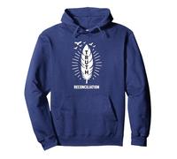 verità e riconciliazione del Giorno dellarancione dei nativi Americani Felpa con Cappuccio, Unisex per Adulti, Navy, XL