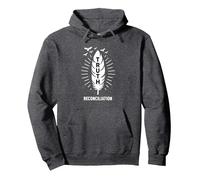 verità e riconciliazione del Giorno dellarancione dei nativi Americani Felpa con Cappuccio, Unisex per Adulti, Grigio Scuro, L