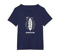verità e riconciliazione del Giorno dellarancione dei nativi Americani Maglietta, Donna Plus-Size, Navy, 3X