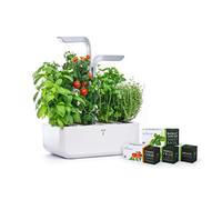 Véritable® SMART (versione Arctic White) - Orto da interno Made in France - Giardino Autonomo Intelligente con Tecnologia ADAPT 'LIGHT - Viene fornito con 4 Lingots®