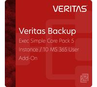 Veritas Backup Exec Simple Core Pack 5 Instance / 10 MS 365 User Add-On 1 Anno