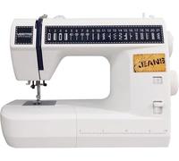 VERITAS Macchina da cucire JSB21 I 21 Programmi di punti, aiuto per filettatura, tensione del filo e tagliafili, luce per cucire a LED, con copertura antipolvere, macchina da cucire meccanica (bianco)