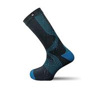 VERJARI® Calze funzionali impermeabili e traspiranti per uomo e donna | Per gli sport come calze da trail, ciclismo, escursioni, corsa | Lana merino extra sottile | Lunghezza media - Blu