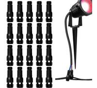 Verlichtingsdraadconnector - 20/40 pezzi Poesie Bevestigingen, Stroomlijnkoppeling, clip per cavi stripping Voor Buiten, sentieri, patio, lampade Tuinoprit | Snelle Installatie Van ElektroAan