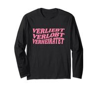 VERLIEBT VERLOBT VERHEIRATET Maglia a Manica
