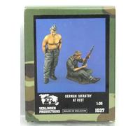Verlinden 1037 Fanteria tedesca a riposo (2 fig) 1:35 modellismo