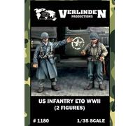 Verlinden 1180 Fanteria USA ETO IIG.M. (2 figure) 1:35 modellismo