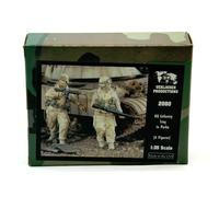 Verlinden - Fanteria USA Iraq con parka (2 fig.) 1:35 (2080) modellismo vintage