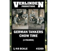 Verlinden - Lo spuntino, carristi tedeschi (4 fig.) 1:48 (2269) modellismo