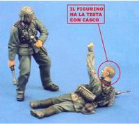 VERLINDEN PRODUCTIONS 829 - GERMAN TANK HUNTER WWII (2 figures) - 1/35 RESIN KIT