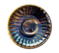 Verlo DEEP Blue piattino tazza espresso 11,5 cm Piattino Deco in porcellana di alta qualità Piatti piccoli