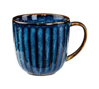 Verlo Tazza DEEP BLUE Tazza in porcellana da 350 ml Tazza in porcellana Blu Tazza da caffè in porcellana di alta qualità Tazza grande per caffè e tè