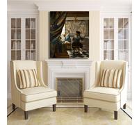 Vermeer allegoria della pittura quadro stampa tela dipinto telaio arredo casa