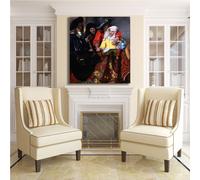 Vermeer la mezzana design quadro stampa tela dipinto telaio arredo casa