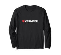 Vermeer Love, Design a Cuore Amato da chiunque ami Vermeer Maglia a Manica