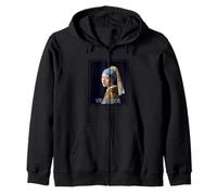 Vermeer, ragazza con un orecchino di perla Felpa con Cappuccio