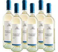 Vermentino di Sardegna | Sella e Mosca | Vino Bianco Sardo | 6 Bottiglie 75Cl | Idea Regalo