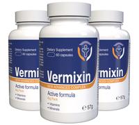 Vermixin - 180 Capsule (3x 60 Capsule), Confezione da 3 -IT