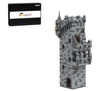 Vermodx MOC-131265 H21 - Torre per scale (2382 pezzi) | Adatto per il modello completo "Castello medievale" (MOC-131299)