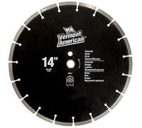 Vermont American 28614 - Lama diamantata per uso generico, segmentata, 35,5 cm