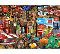 Vermont Christmas Company Antiquariato Garage Puzzle 1000 pezzi - Puzzle a tema vintage per adulti e famiglie
