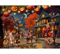 Vermont Christmas Company Halloween Night Jigsaw Puzzle 1000 pezzi - completamente ad incastro e pezzi a forma casuale