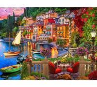 Vermont Christmas Company Italia's Lake Como - Puzzle da 550 pezzi
