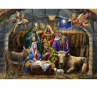 Vermont Christmas Company Nella Mangiatoia Jigsaw Puzzle 1000 Pezzi
