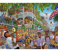 Vermont Christmas Company New Orleans - Puzzle da 1000 pezzi, completamente ad incastro e dalla forma casuale, misura grande, 76,2 x 61 cm