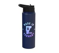 Vermont Green Mountain State 208 Codice area Orgoglio Stainless Steel Insulated Water Bottle