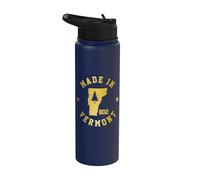Vermont Green Mountain State 208 Codice area Orgoglio Stainless Steel Insulated Water Bottle