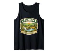 Vermont The Green Mountain State Souvenir Viaggio Memorabilia Canotta